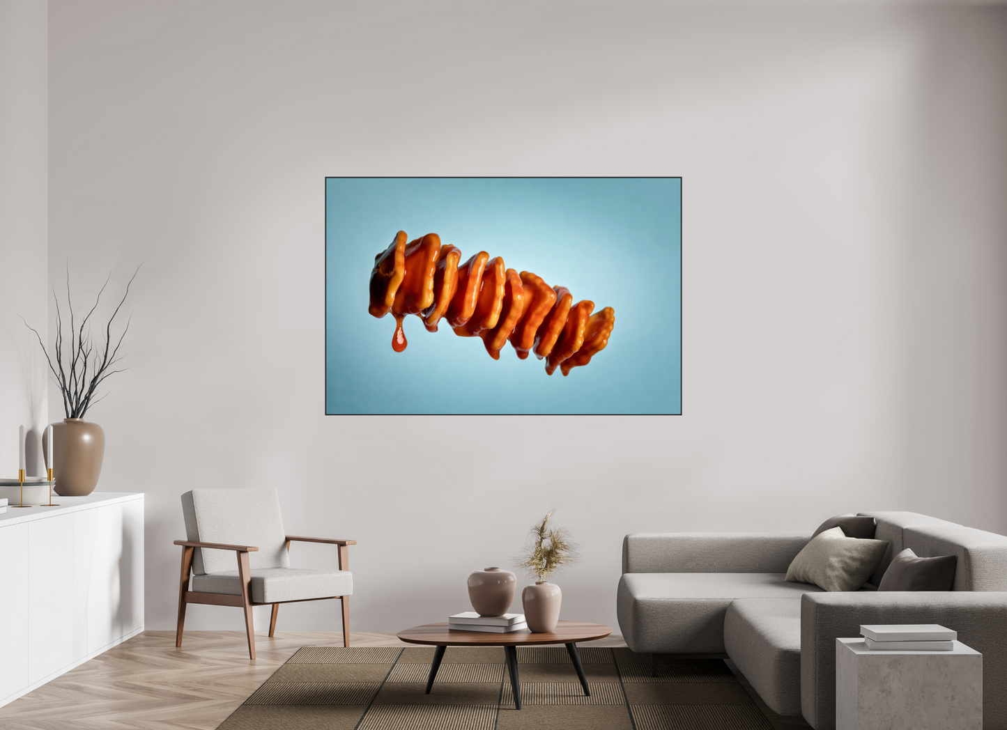 180 x 120 cm, 25mm Aluminium ArtBox Acrylic 2mm gloss glass Ravioli