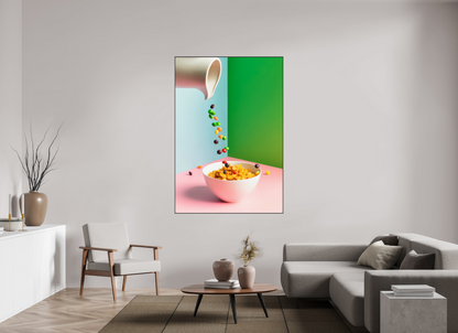 120 x 173.4 cm, 25mm Aluminium ArtBox Acrylic 2mm gloss glass Taste the rainbow